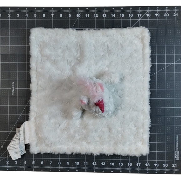 Manhattan Kids LLC Unicorn White & Pink Security Blanket Lovey Plush - Picture 10 of 12